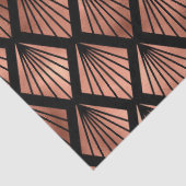 バラ金ゴールドアールデコファンのブラックデコパージュ 薄葉紙 (詳細)