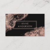 バラ金ゴールドインモダンクエレガントプロフェッショナル 名刺 (正面)