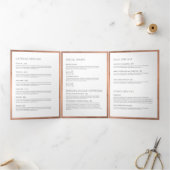 バラ金ゴールドウィスクベーカリーケータリングメニューパンフレット 三つ折りカード (内部)