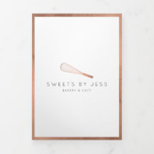 バラ金ゴールドウィスクベーカリーケータリングメニューパンフレット