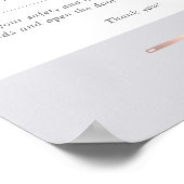 バラ金ゴールドウィスクベーカリーリテールバスルームハンドウォッシュ ポスター (角)