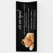 バラ金ゴールドウィスクベーカリー事業再開 横断幕 (縦)