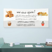 バラ金ゴールドウィスクベーカリー事業再開 横断幕 (トレードショー)