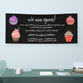 バラ金ゴールドウィスクベーカリー事業再開 横断幕 (トレードショー)