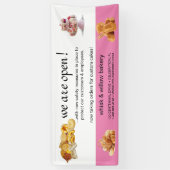 バラ金ゴールドウィスクベーカリー事業再開 横断幕 (縦)