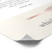 バラ金ゴールドウィスク |ベーカリーCovid Safety Welcome ポスター (角)