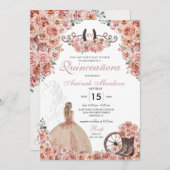 バラ金ゴールドウエスタンチャラフローラブーツキンセアニラ 招待状 (正面/裏面)