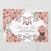 バラ金ゴールドウエスタンホースキンセアニェラサンキューカード サンキューカード (正面/裏面)