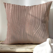バラ金ゴールドウッドグレイン抽象芸術ルクスグラム クッション
