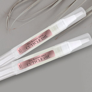 バラ金ゴールドエフェクトシックなコスメティックツイストペン3ml 5ml ラベル