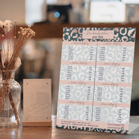 バラ金ゴールドエメラルドヒョウのチーター価格表 台座サイン