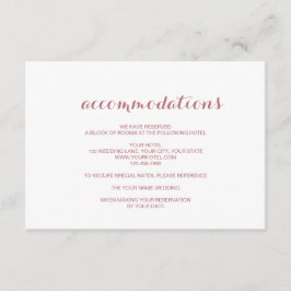 バラ金ゴールドエレガシンプルントウェディングアコモデーション エンクロージャーカード