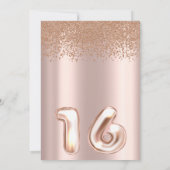 バラ金ゴールドエレガンス、sweet sixteen招待 招待状 (裏面)