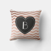 バラ金ゴールドエレガントガール誕生日付シックトレンディー クッション (裏面)