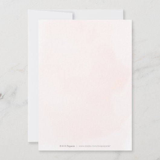 バラ金ゴールドエレガントクラシック書私たちはまだ行う 招待状 (裏面)