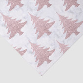 バラ金ゴールドエレガントグリッター&マーブルクリスマスツリー 薄葉紙 (詳細)