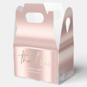 バラ金ゴールドエレガントピンクシック箔マーブル フェイバーボックス (オープン)