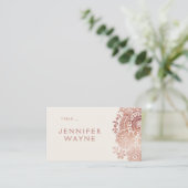 バラ金ゴールドエレガントヴィンテージレ結婚ース座席表 プレイスカード (スタンド正面)