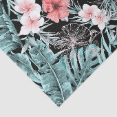 バラ金ゴールドエレガント熱帯植物島ルアウ（ハワイ式宴会） 薄葉紙 (詳細)