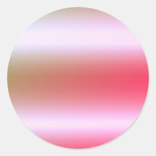 バラ金ゴールドエレガント空白のテンプレート ラウンドシール (正面)