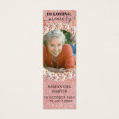 バラ金ゴールドエレガント記念葬式ブックマーク (正面)