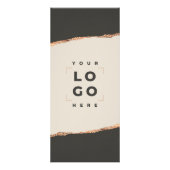 バラ金ゴールドエレガント黒モダンガーリー価格表 ラックカード (正面)