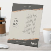 バラ金ゴールドエレガント黒モダンガーリー価格表 台座サイン (インサイチュ)