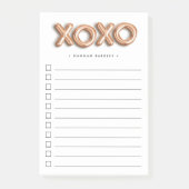 バラ金ゴールドオキソ |パーソナライズされた一覧へ ポストイット (正面)