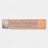 バラ金ゴールドオフィスのドアの署名シンボルや象徴名プレート サインプレート (正面)