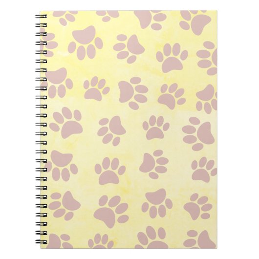 バラ金ゴールドオン旧紙パターン ノートブック (正面)