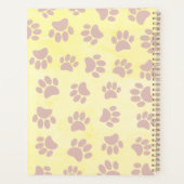 バラ金ゴールドオン旧紙パターン プランナー手帳 (裏面)