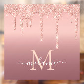 バラ金ゴールドカスタムグリッターレター名ウィンドウの固定 ウィンドウサイン (シート2)