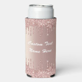 バラ金ゴールドカスタムグリッター文字名クーラーボックス スリム缶クーラー (Seltzer裏面)