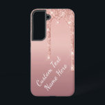 バラ金ゴールドカスタムグリッター文字名パーソナライズされた SAMSUNG GALAXY S22ケース<br><div class="desc">Samsung GalaxyケースまたはiPhoneケースとカスタム文字バラ金ゴールド赤面グリッタースパークルピンクのドリップピンクや文字供給/ギフト – あなたの文字を追加/名前や削除 – あなたの特別な電話ケースをギフトを作る – サイズ変更し、削除し、/要素を追加するカスタマイズツール。デザインはMIGNED。私の他のプロジェクト/デザインと絵画を見なさい。1000以上のZazzle製品に私のデザインを転送することもできる。Good Luck - Be Happy :)</div>