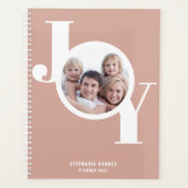 バラ金ゴールドカスタム写真 プランナー手帳 (正面)