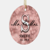 バラ金ゴールドカスタム新規溶解セラミックオーナメント セラミックオーナメント (右)