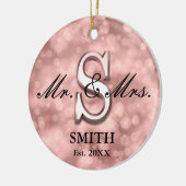 バラ金ゴールドカスタム新規溶解セラミックオーナメント セラミックオーナメント (左)