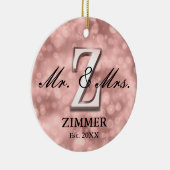 バラ金ゴールドカスタム新規溶解セラミックオーナメント セラミックオーナメント (右)