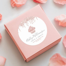 バラ金ゴールドカップケーキペストリーシェフベーカリーグリッタードリップス