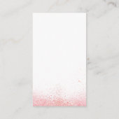 バラ金ゴールドカボチャ秋ベビシャワーオムツラッフル エンクロージャーカード (裏面)