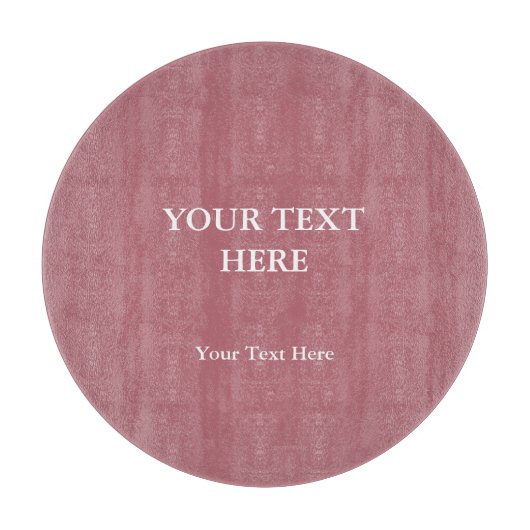 バラ金ゴールドカラープレインミニマエレガントリモダンアル カッティングボード (正面)