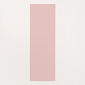 バラ金ゴールドカラープロフェッショナルシンプルモノグラム名 ヨガマット (裏面)