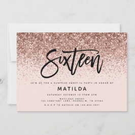 バラ金ゴールドガーリーグリッターサプライズ甘い16誕生日