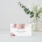 バラ金ゴールドガーリーグリッターサロンメイクアップアーティストブシン 名刺 (スタンド正面)