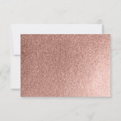 バラ金ゴールドガーリーグリッタードレススウィート16誕生日 セーブザデート (裏面)