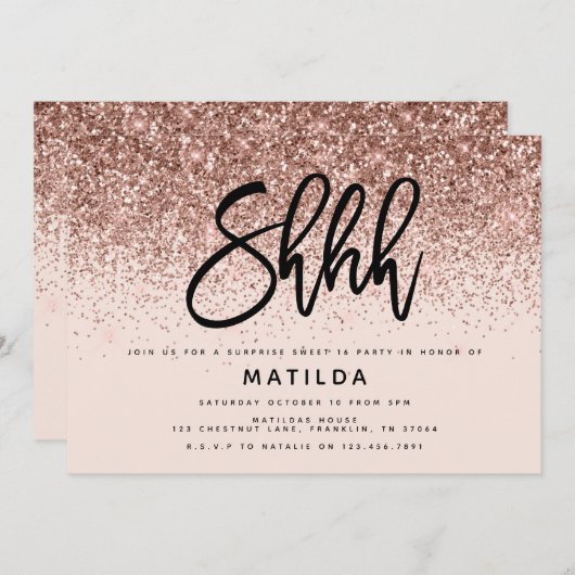 バラ金ゴールドガーリーグリッターモダンサプライズ (正面/裏面)