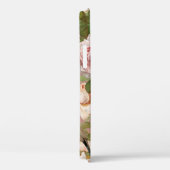 バラ金ゴールドガーリーフローラダスティピンクスパークルモノグラム Case-Mate iPhoneケース (裏面 / 右)