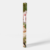 バラ金ゴールドガーリーフローラヴィンテージモノグラムのピンク Case-Mate iPhoneケース (裏面 / 右)