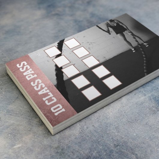 バラ金ゴールドガールフィットネス10クラスパスロイヤリティ ロイヤリティカード