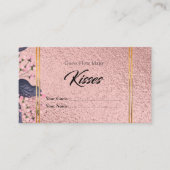 バラ金ゴールドキスブライダルエンクロージャカード数 エンクロージャーカード (正面)